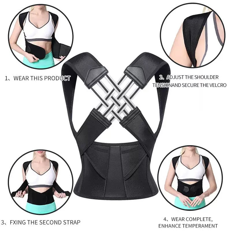 Keel Support Posture Corrector for Back & Shoulders